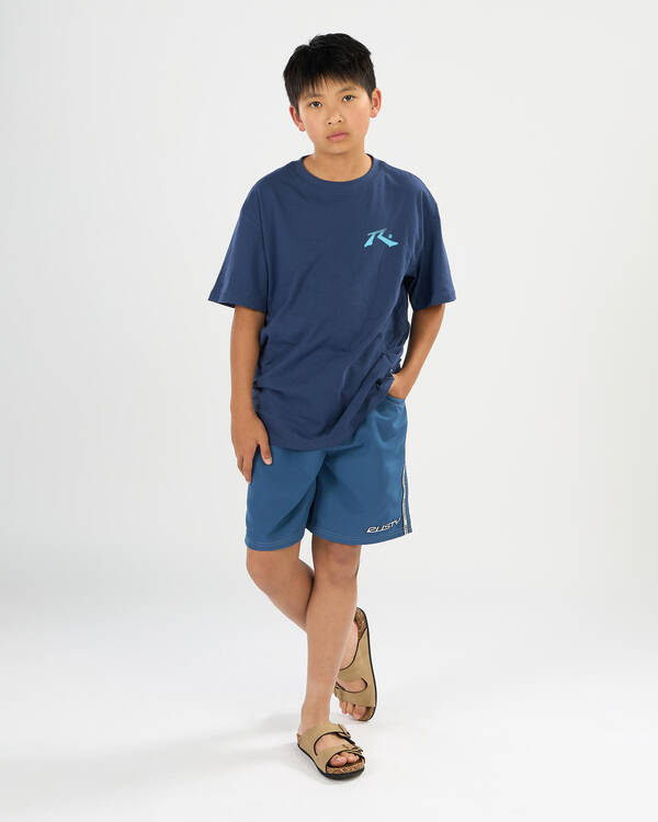 Rusty Boys' Flip Daddy Elastic Board Shorts for Mens