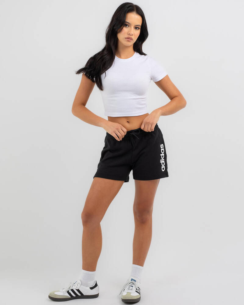 adidas Essentials Linear French Terry Shorts for Womens