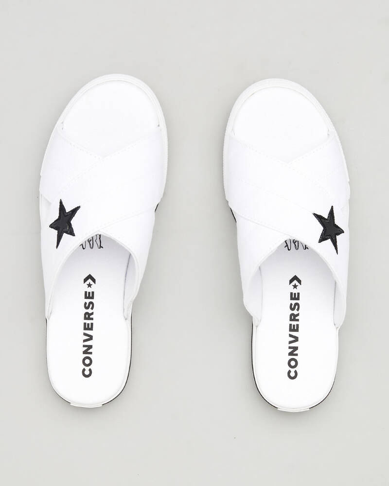 Converse One Star Slide Sandals for Womens