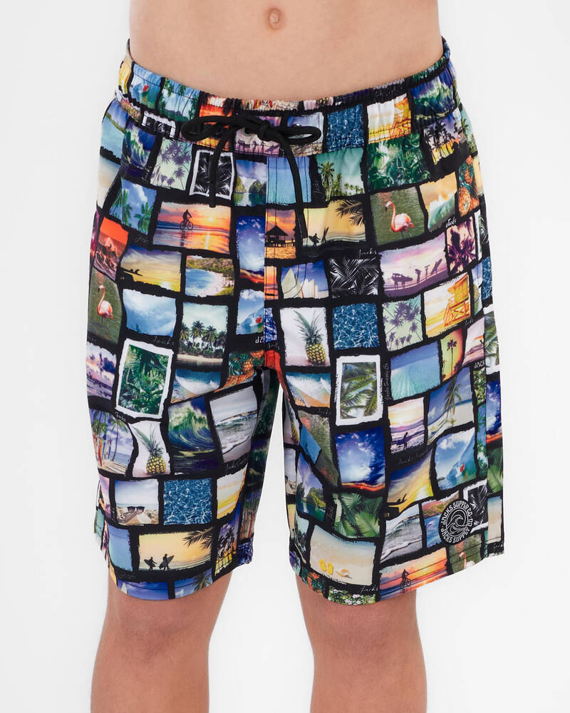 Jacks Boys' Holiday Mode Elastic Waist Shorts for Mens