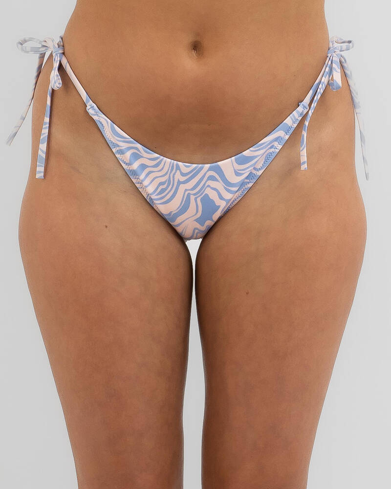 Rhythm Paradiso High Cut Tie Side Bikini Bottom for Womens