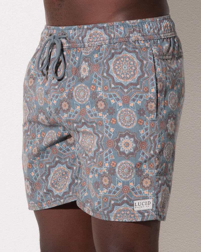Lucid Casablanca Elastic Waist Shorts for Mens