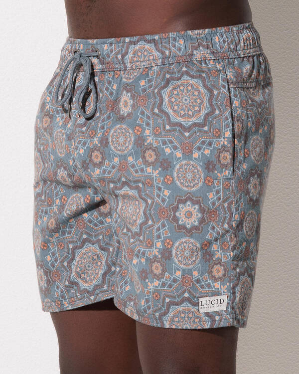 Lucid Casablanca Elastic Waist Shorts for Mens