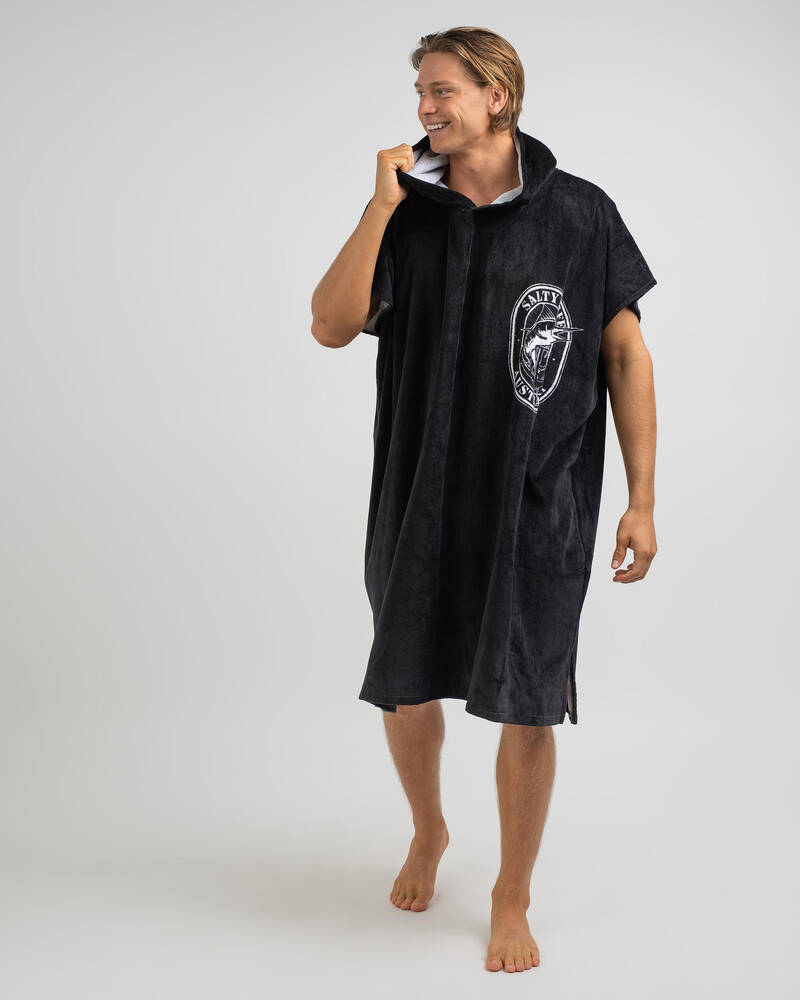 Salty Life Cheers Hooded Towel for Mens