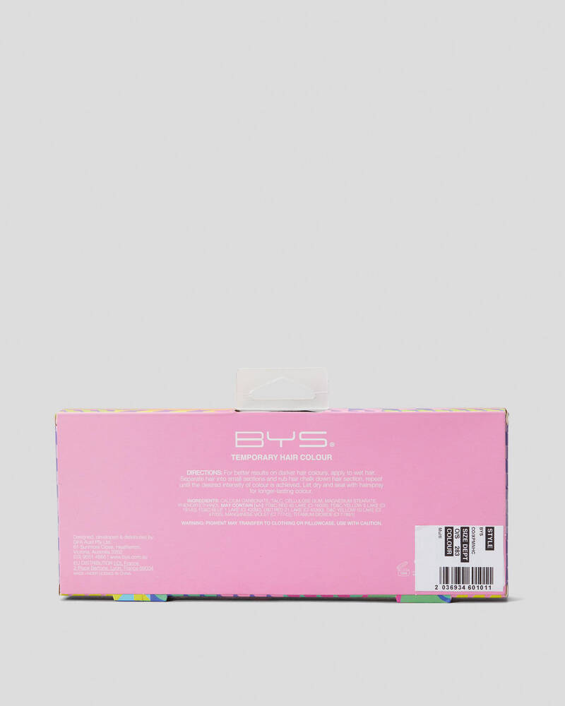 BYS Colour Me In Hair Chalk 12 Pack for Womens