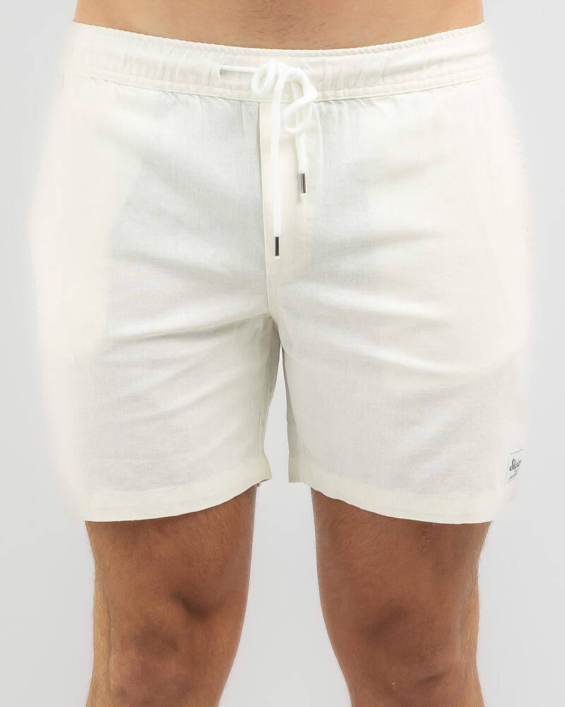 Skylark Hemp Elastic Waist Shorts for Mens