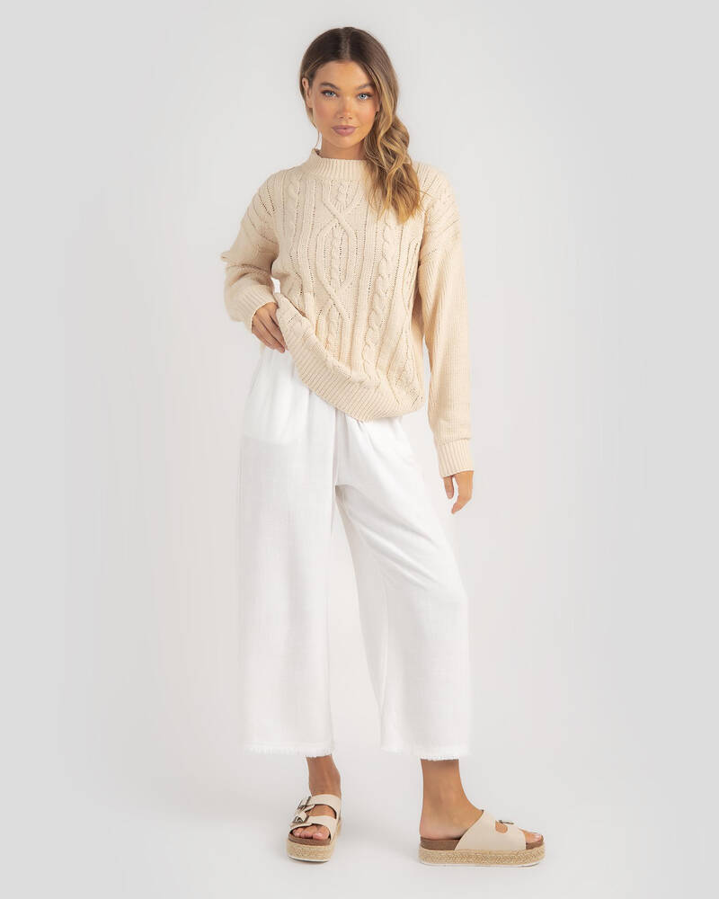 Roxy Miss The Waves Knit Jumper for Womens