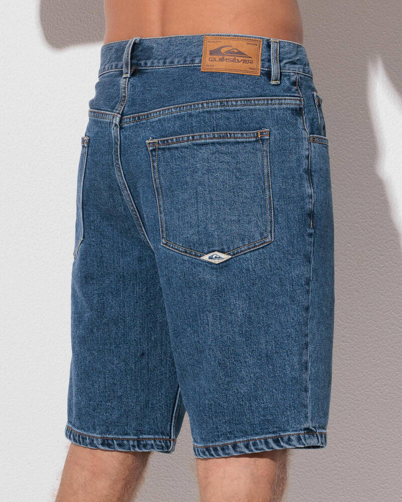 Quiksilver Aqua Cult Denim Shorts for Mens