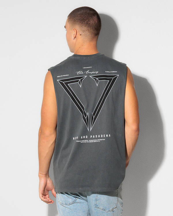 Nena & Pasadena Fumis Relaxed Muscle Tank for Mens