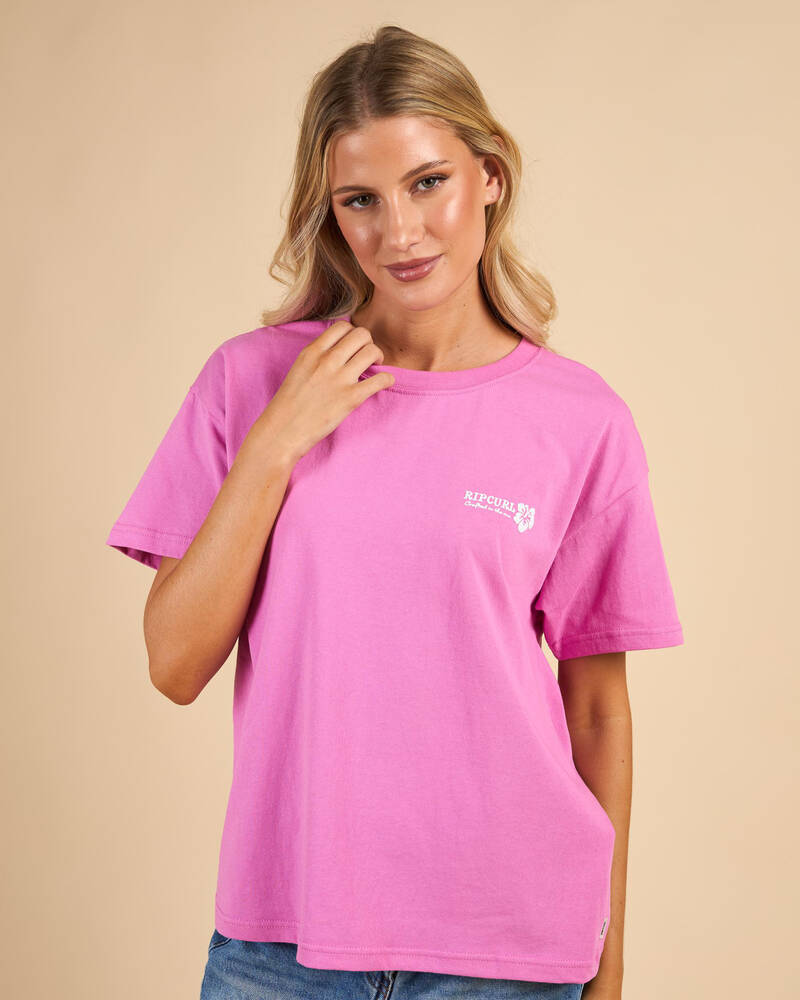 Rip Curl Surf Puff Party Pack Relaxed T-Shirt for Womens