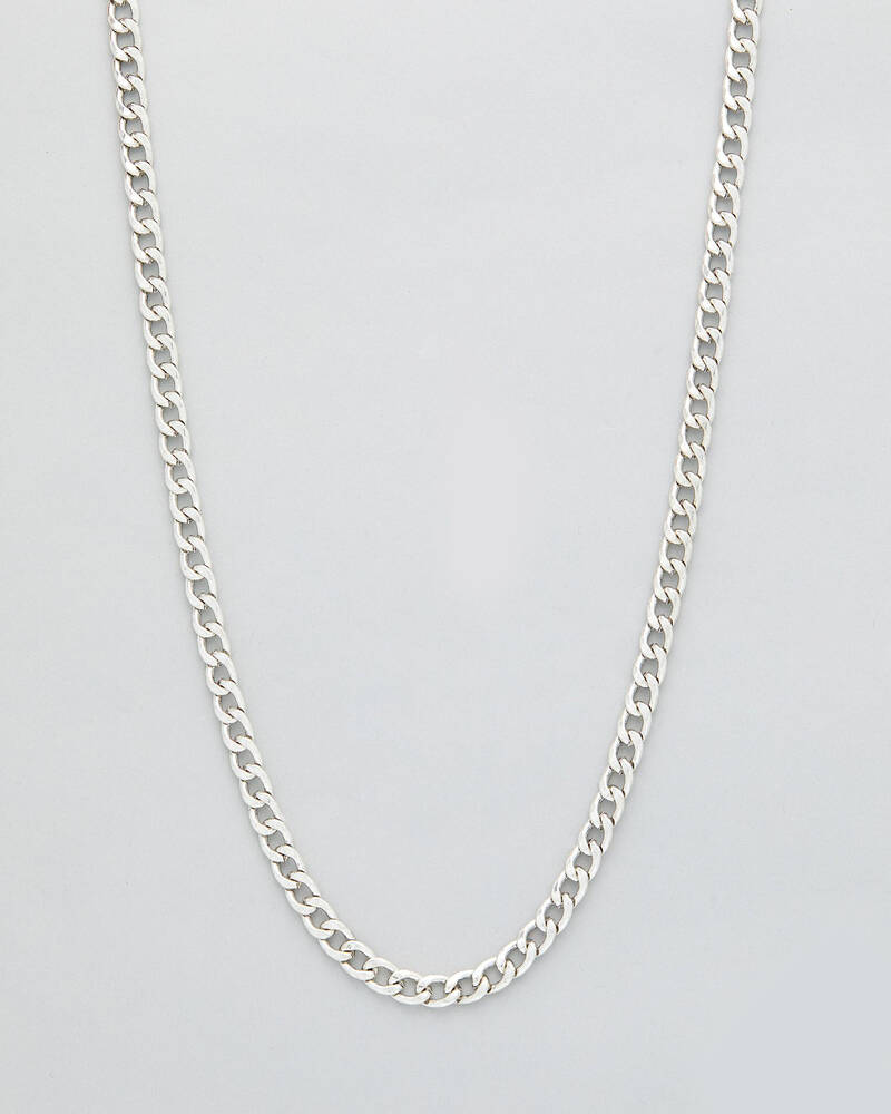 REPUBLIK Silver Chain Necklace for Mens image number null