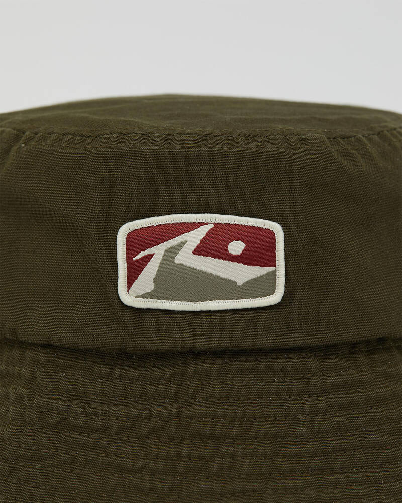 Rusty Downside Up Organic Bucket Hat for Mens