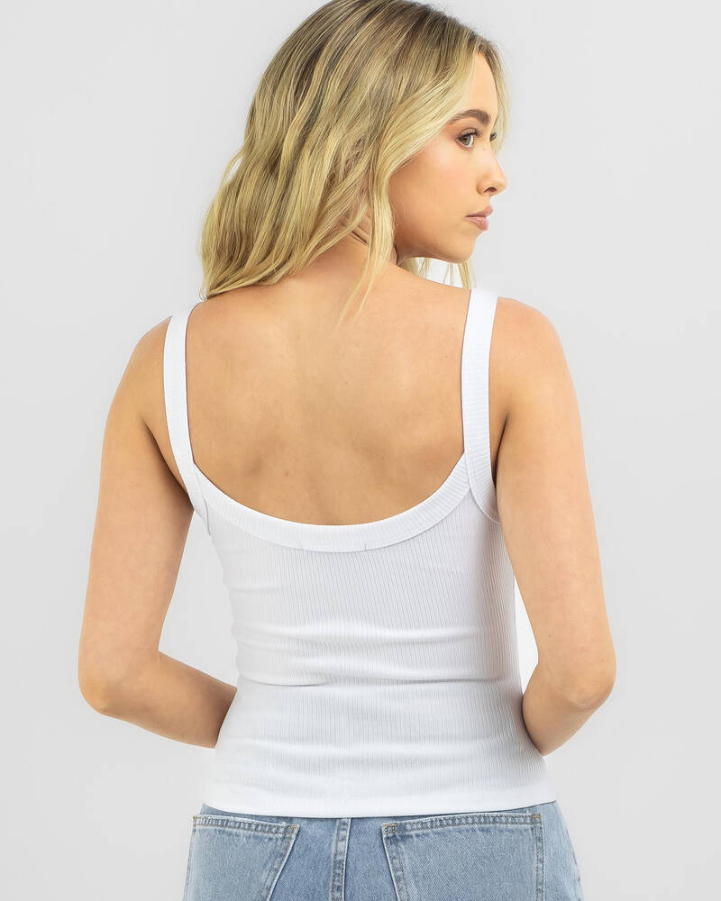 Ava And Ever Ayla Basic Rib Tank Top for Womens