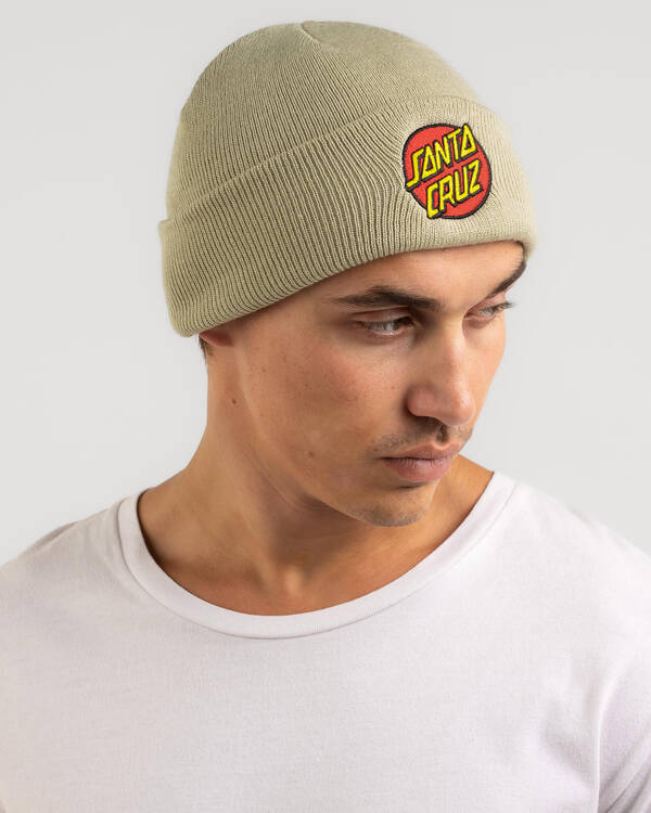 Santa Cruz Classic Dot Patch Cuff Beanie for Mens