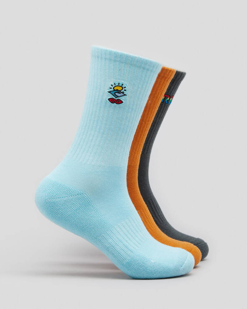 Rip Curl Boys' Icon Socks 3 Pack for Mens image number null