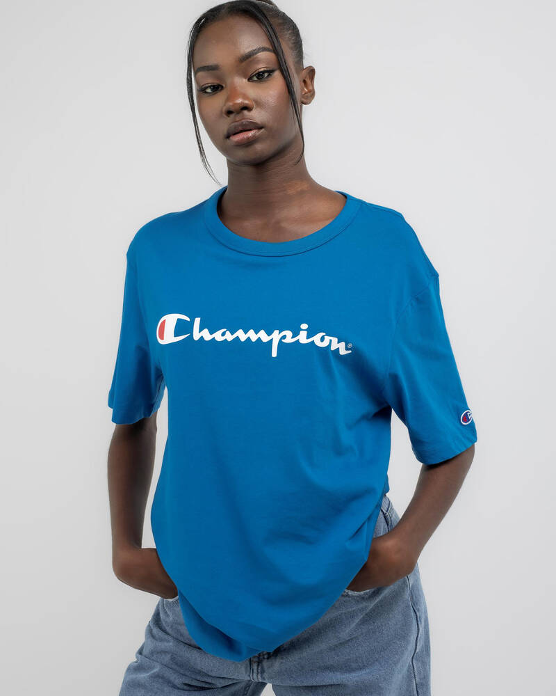 Champion Logo T-Shirt for Womens