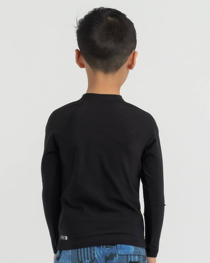 Quiksilver Toddlers' Heater Long Sleeve Rash Vest for Mens