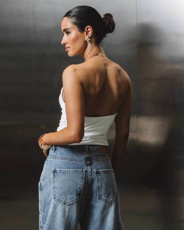 Ava And Ever Drew Halter Top for Womens