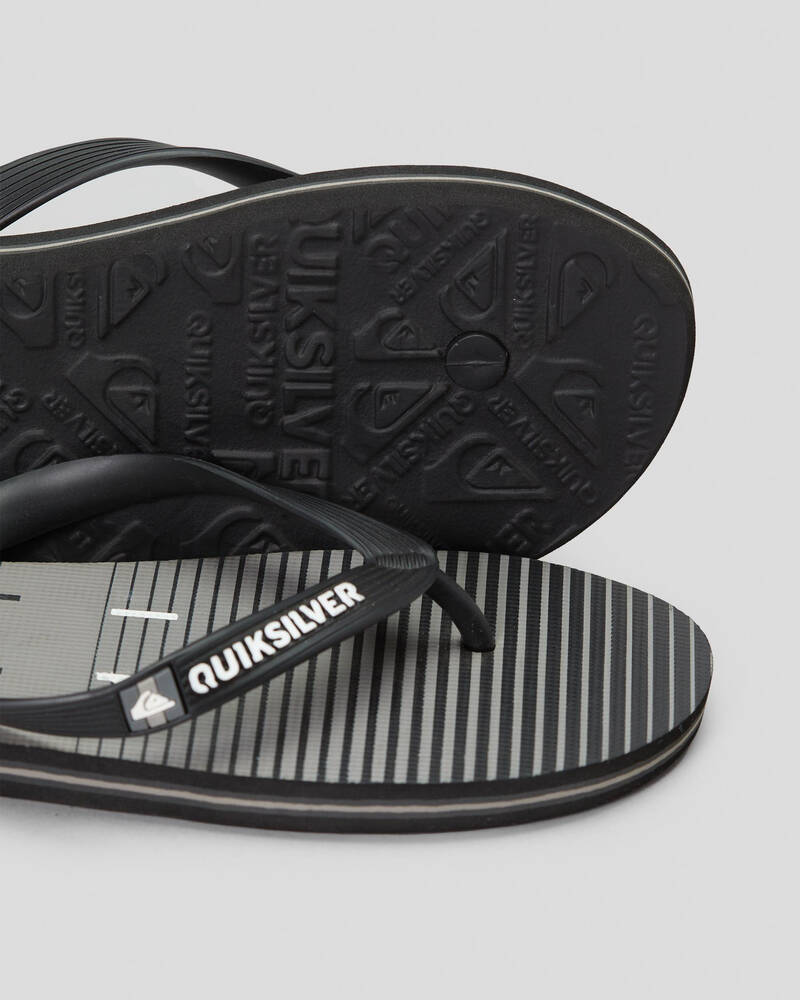 Quiksilver Molokai Wordblock Thongs for Mens