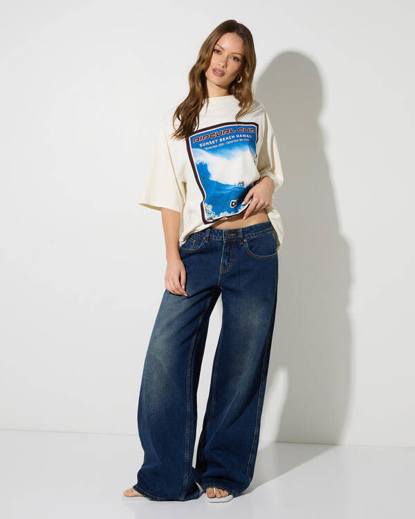 Rip Curl Archive Baggy Low Rise Jeans for Womens