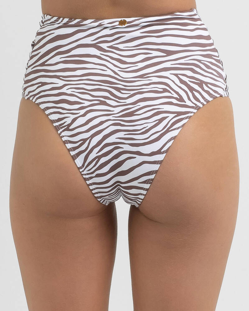 Kaiami Zane High Waisted Bikini Bottom for Womens