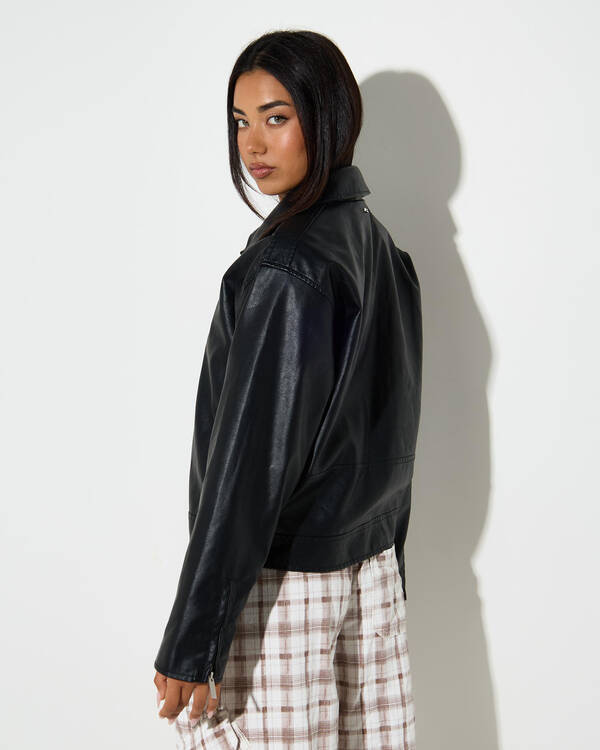 Ava And Ever Fever Faux Leather Jacket for Womens