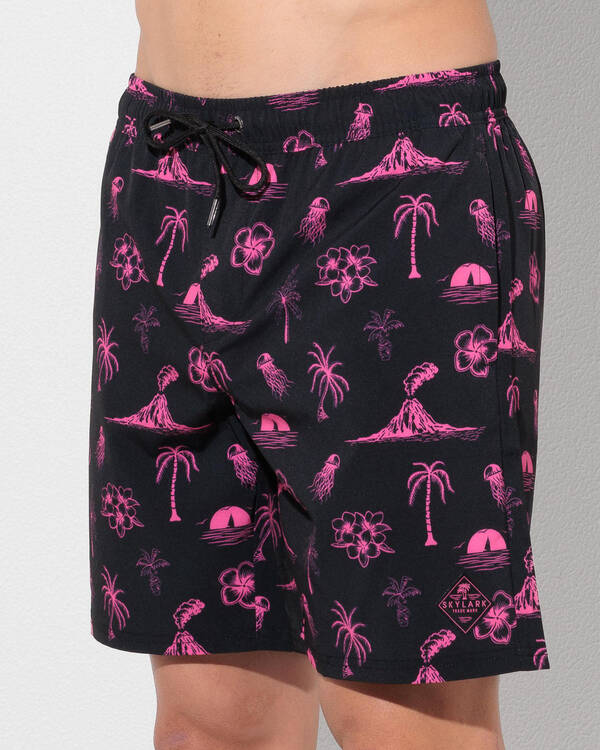 Skylark Lean Back Elastic Waist Shorts for Mens