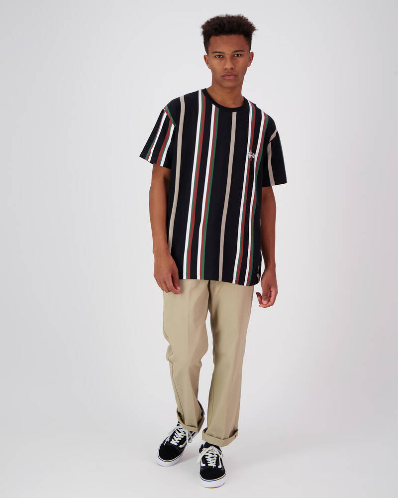 Stussy Tornado Vert YD Stripe T-shirt for Mens