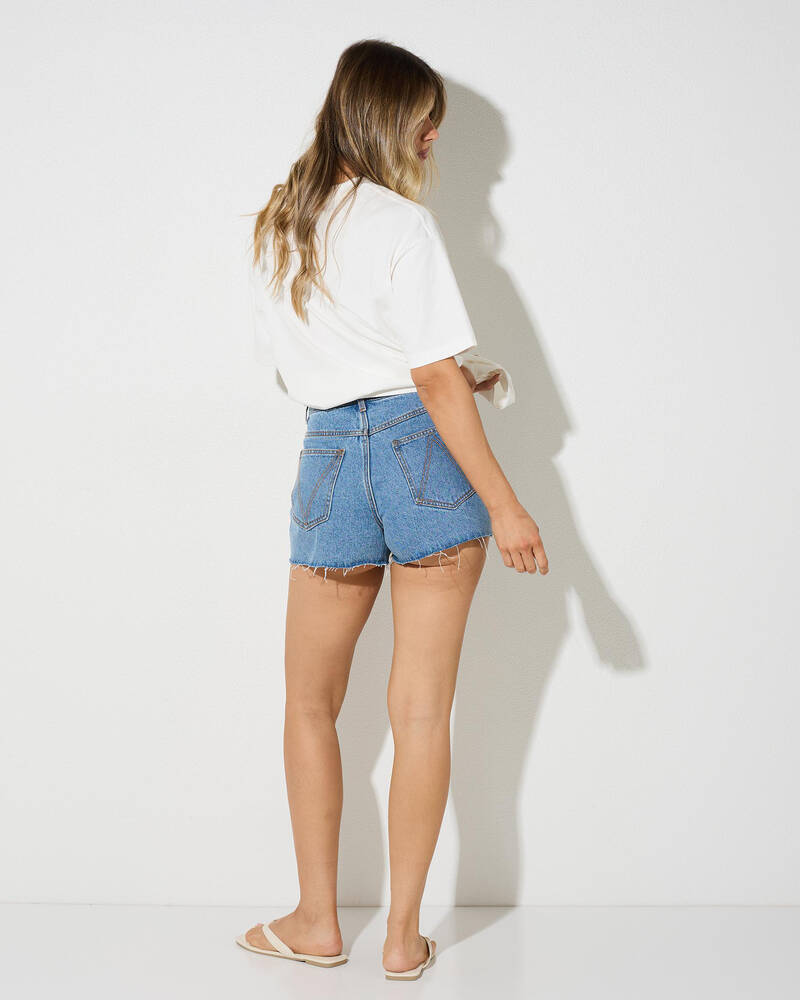 RVCA Pacific Denim Shorts for Womens
