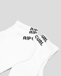 Rip Curl Brand Ankle Socks 5 Pack for Mens image number null