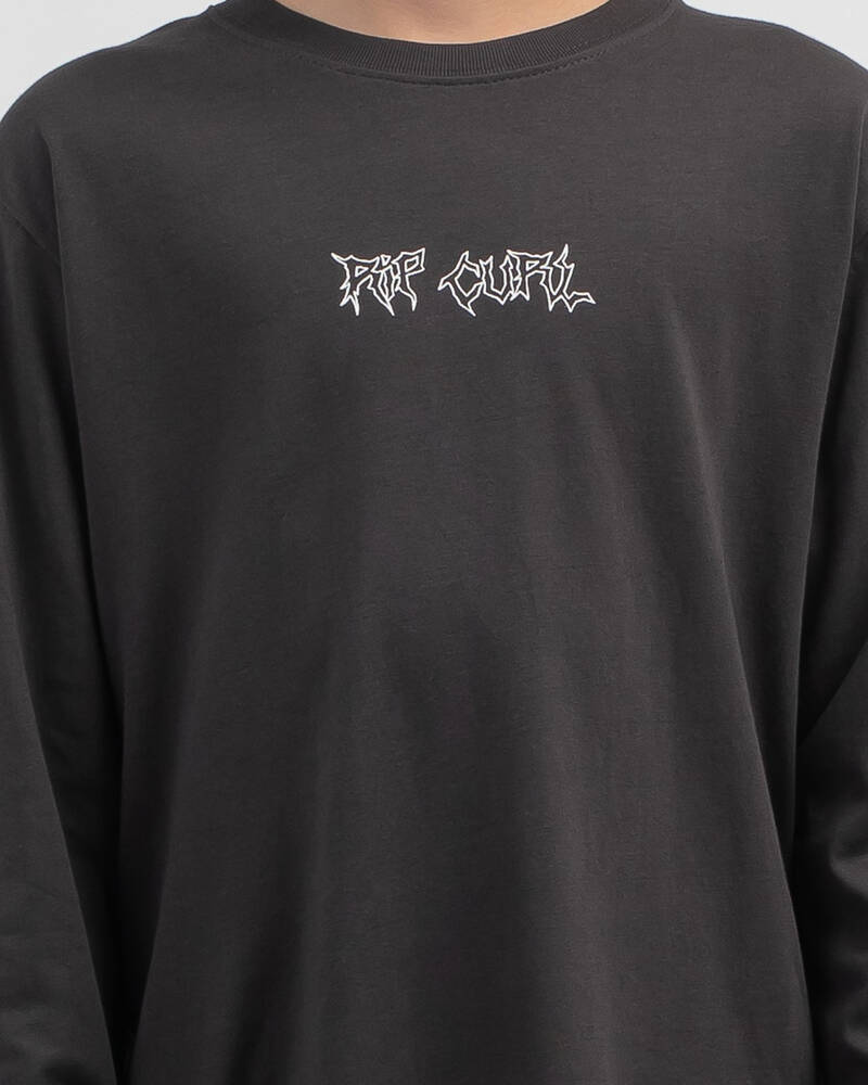 Rip Curl Boys' Head Noise Long Sleeve T-Shirt for Mens