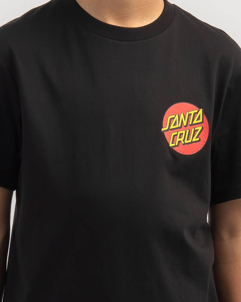 Santa Cruz Boys' Classic Dot Chest T-Shirt for Mens