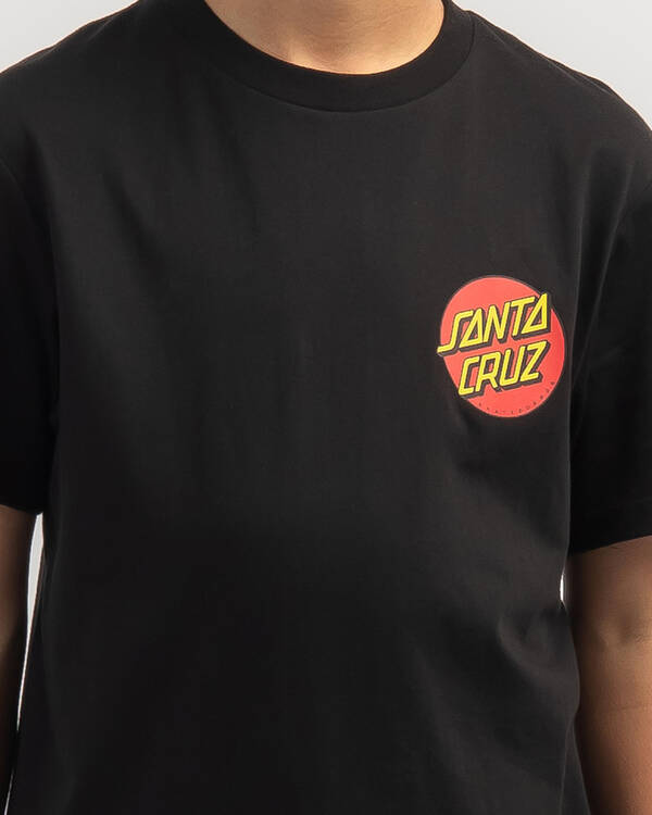 Santa Cruz Boys' Classic Dot Chest T-Shirt for Mens