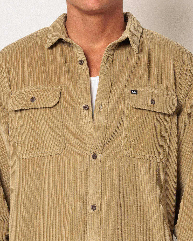 Quiksilver Venture Cord Long Sleeve Shirt for Mens