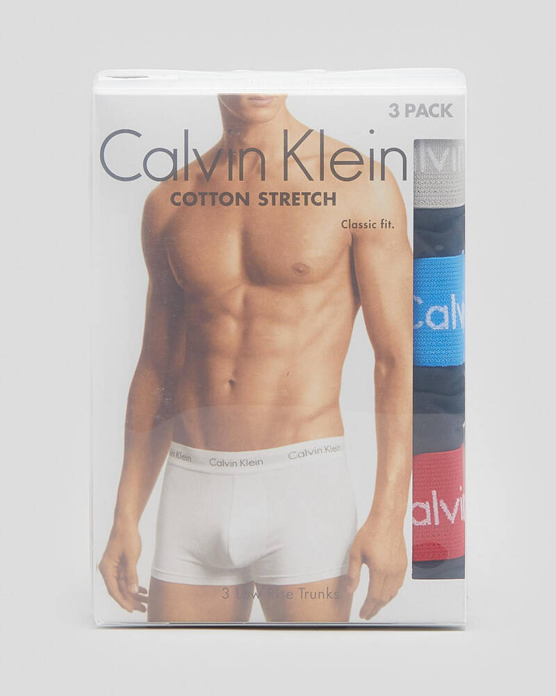 Calvin Klein Cotton Stretch Low Rise Briefs 3 Pack for Mens