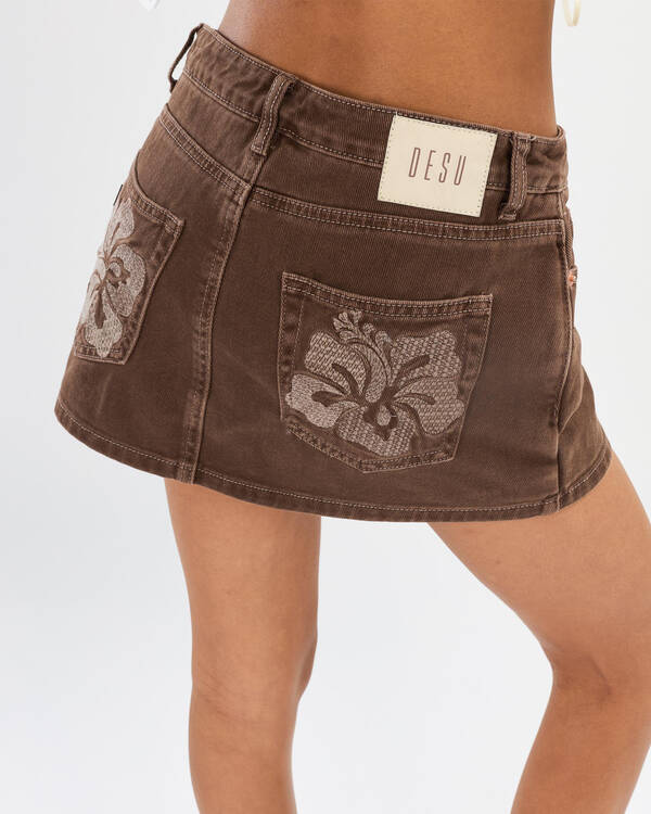 Girls' Coconut Denim Skort