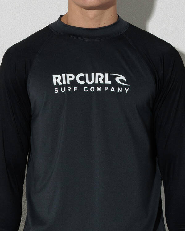 Rip Curl Shock Long Sleeve Rash Vest for Mens
