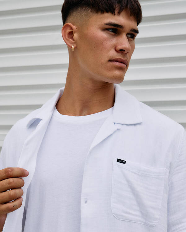 Lucid Simple Short Sleeve Shirt for Mens