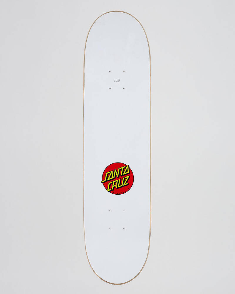 Santa Cruz Classic Dot 8.0" Skateboard Deck for Mens