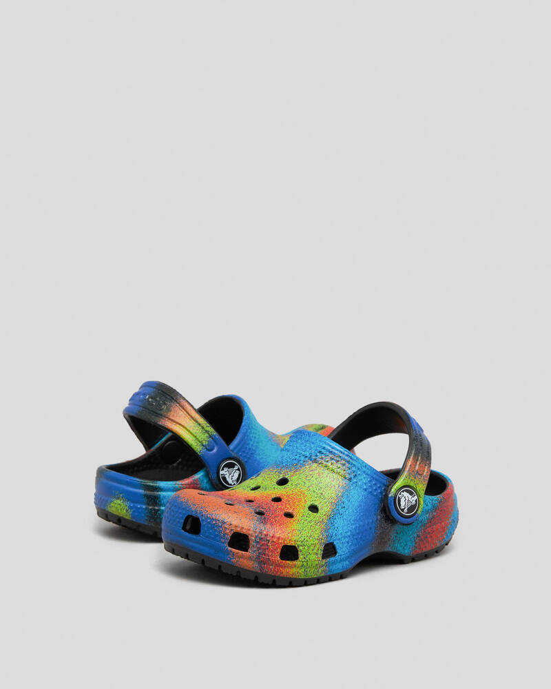 Crocs Toddlers' Classic Spray Dye Clogs for Unisex