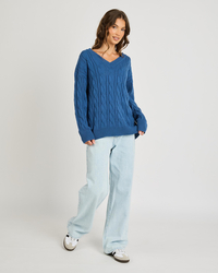 Ava And Ever Cambridge V Neck Knit Jumper for Womens image number null