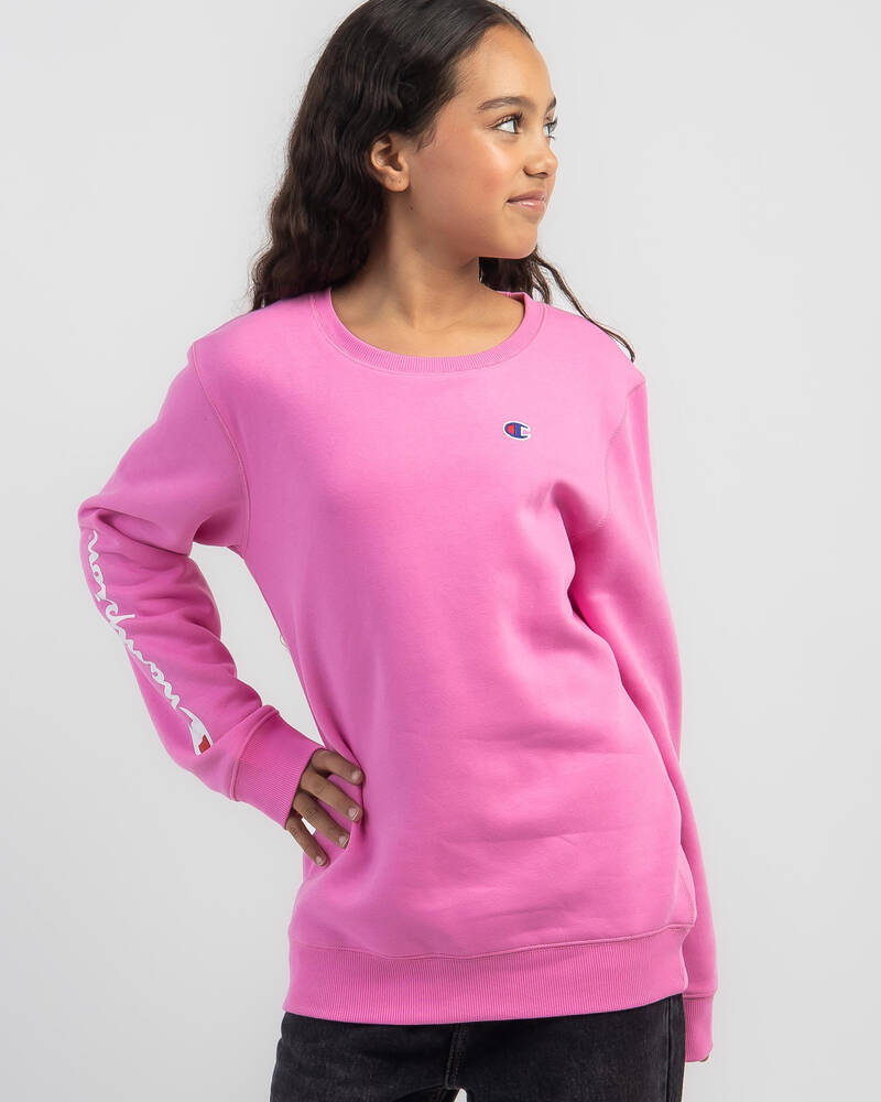 Champion Girls' Logo Sweatshirt for Womens