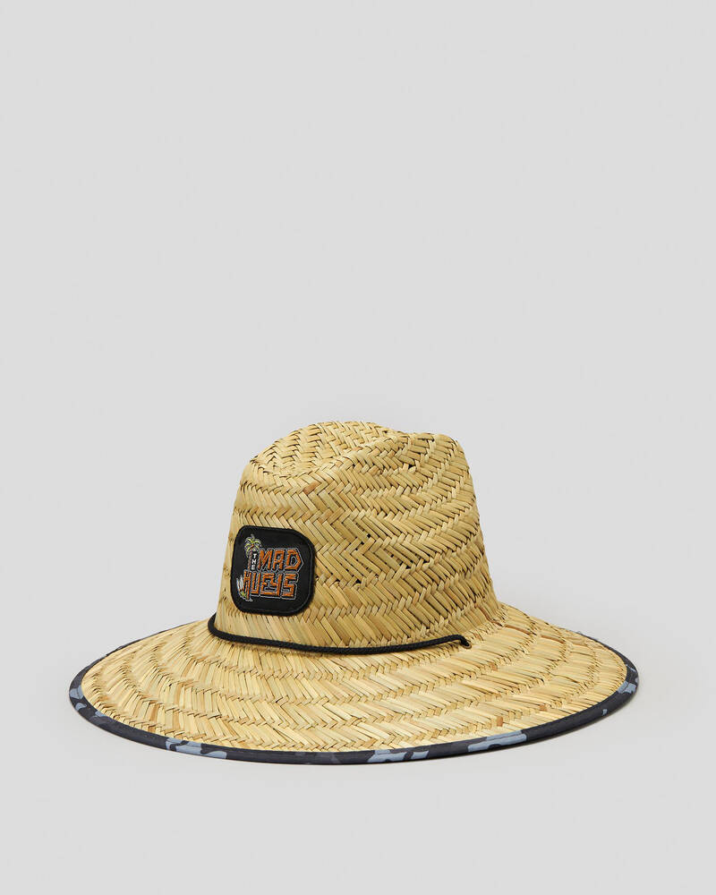 The Mad Hueys Hueys Beach Club Straw Hat for Mens