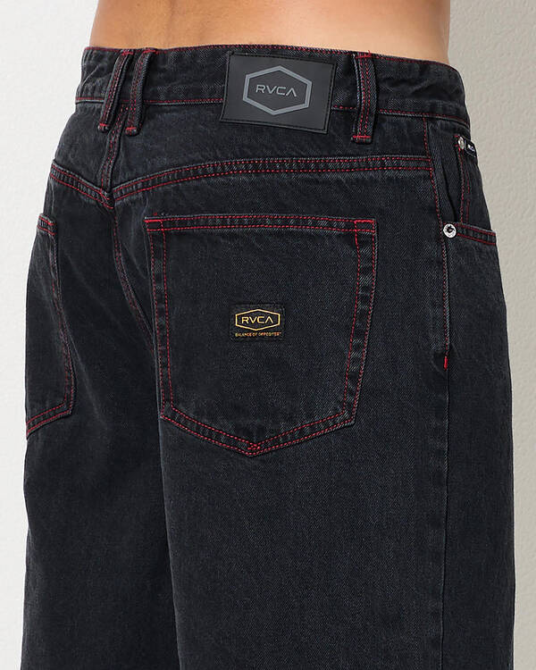 RVCA Dayshift Baggy Denim Shorts for Mens