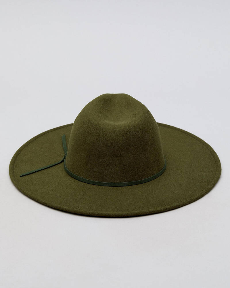 Mooloola Archie Wide Brim Felt Hat for Womens image number null