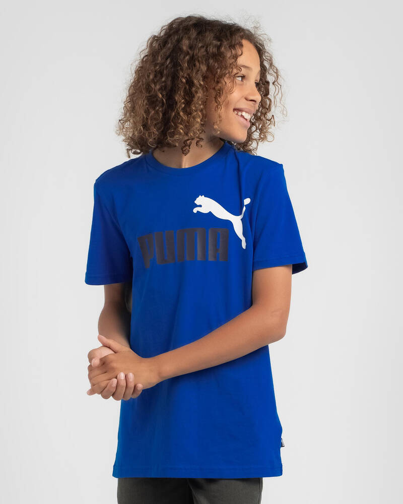 Puma Boys' Colour Block T-Shirt for Mens