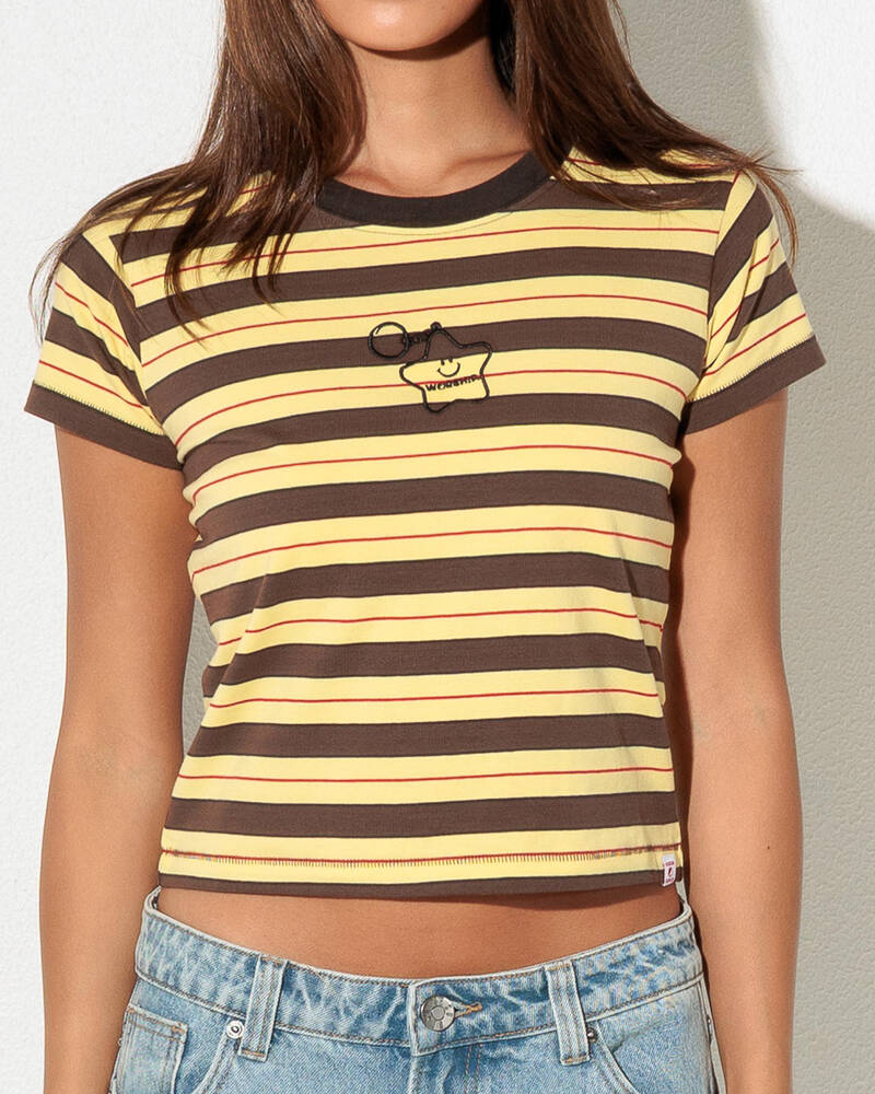Worship Supplies Supernova Stripe Teeny Tee for Womens