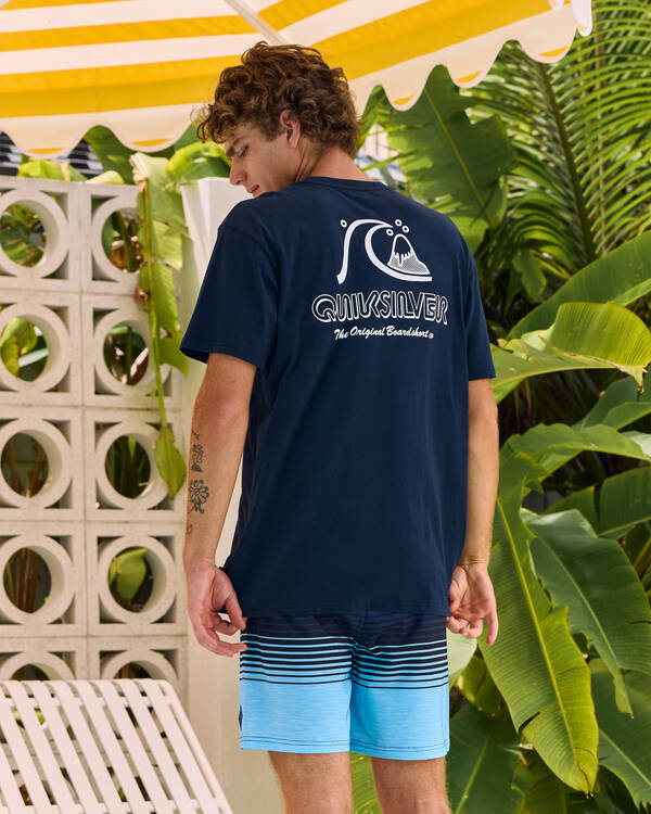 Skylark Linear Elastic Waist Shorts for Mens