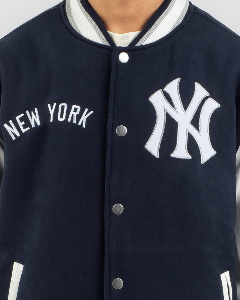 Majestic New York 1996 World Series Yankees Varsity Jacket for Mens