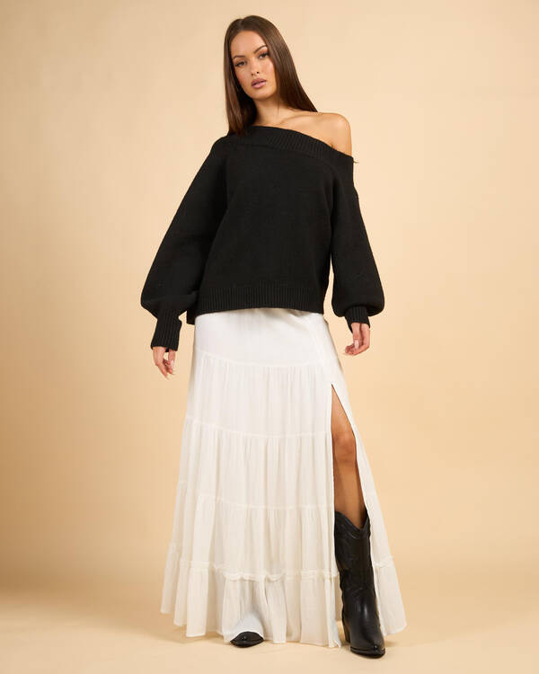 Ava And Ever Megi Off Shoulder Knit Jumper for Womens